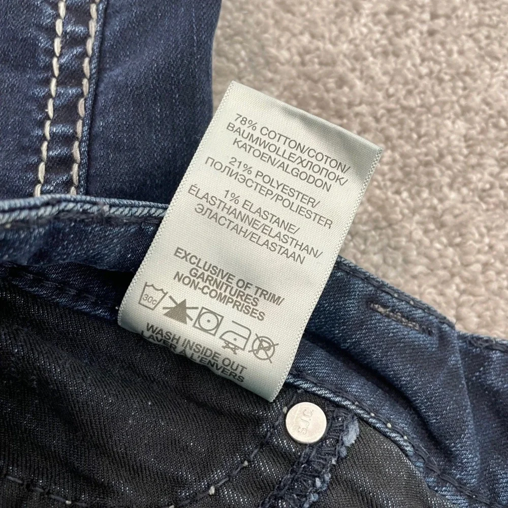 Silver Jeans Womens 34x31 Aiko Mid Super Skinny Y2K Dark Wash (Size Tag 31x31)